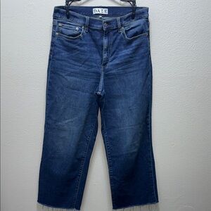 Daze Women's Classic Indigo Wide Leg Jeans